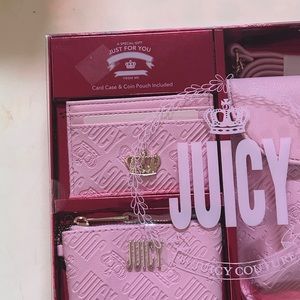pink juicy couture purse wallet set